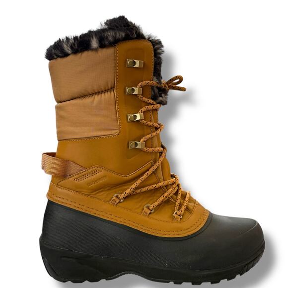 The North Face Shellista IV Luxe Winter Boots Women's Size 9 Utility Brown - Picture 3 of 8